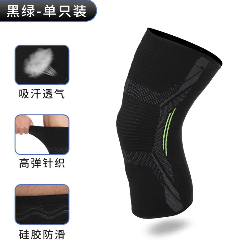 Men's Breathable Knitted Basketball Knee Pads for Sports