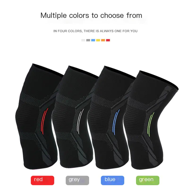 Men's Breathable Knitted Basketball Knee Pads for Sports